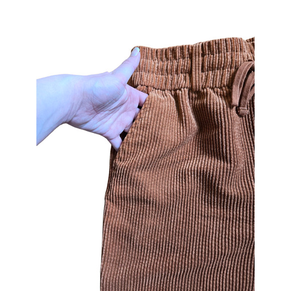 BDG burnt orange corduroy lounge pants with pockets, size medium - Picture 4 of 6